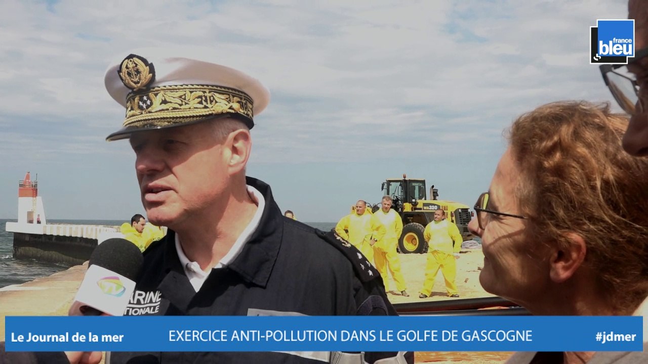 JOURNAL DE LA MER | Exercice anti pollution au large du Golfe de Gascogne