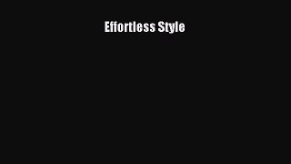 READ book Effortless Style Online Free