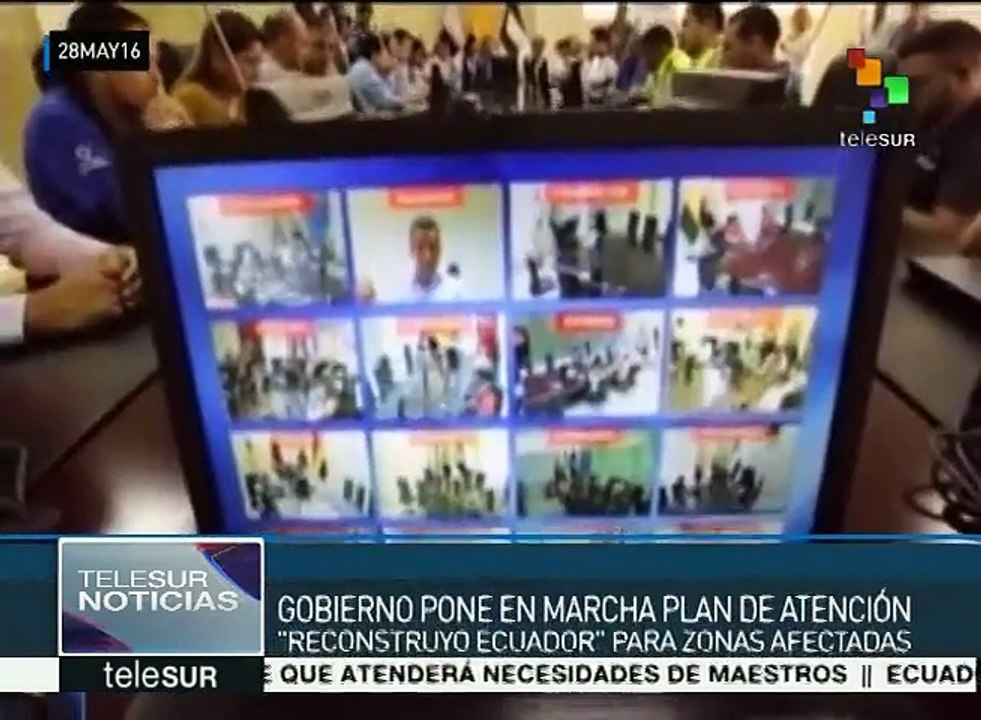 Ecuador: revisan agenda de reconstrucción de zonas dañadas por sismo