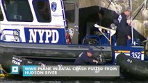 WWII plane in fatal crash pulled from Hudson river