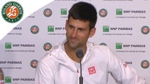 Roland-Garros 2016 Conférence de presse Djokovic / 3T