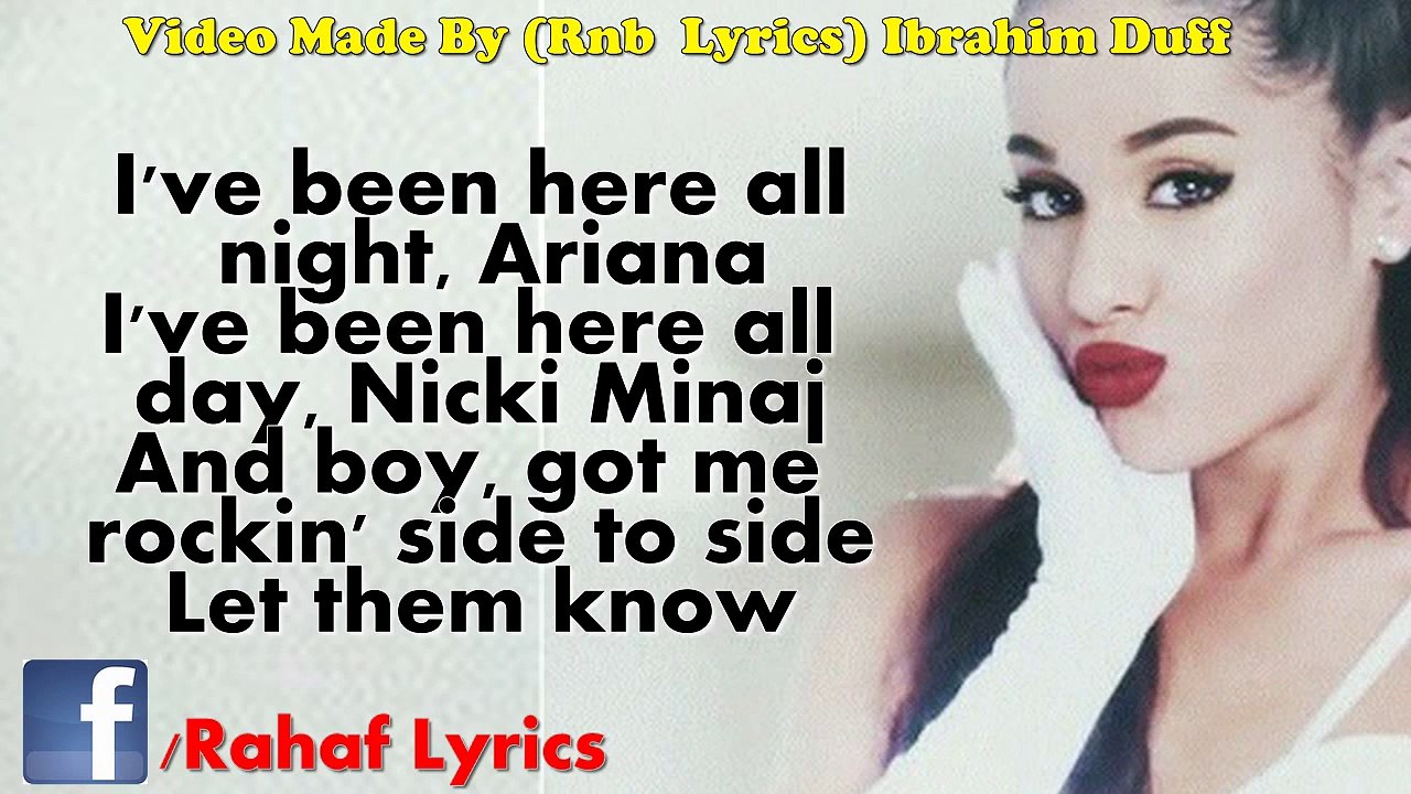 Ariana Grande - Side To Side (Lyrics) ft. Nicki Minaj