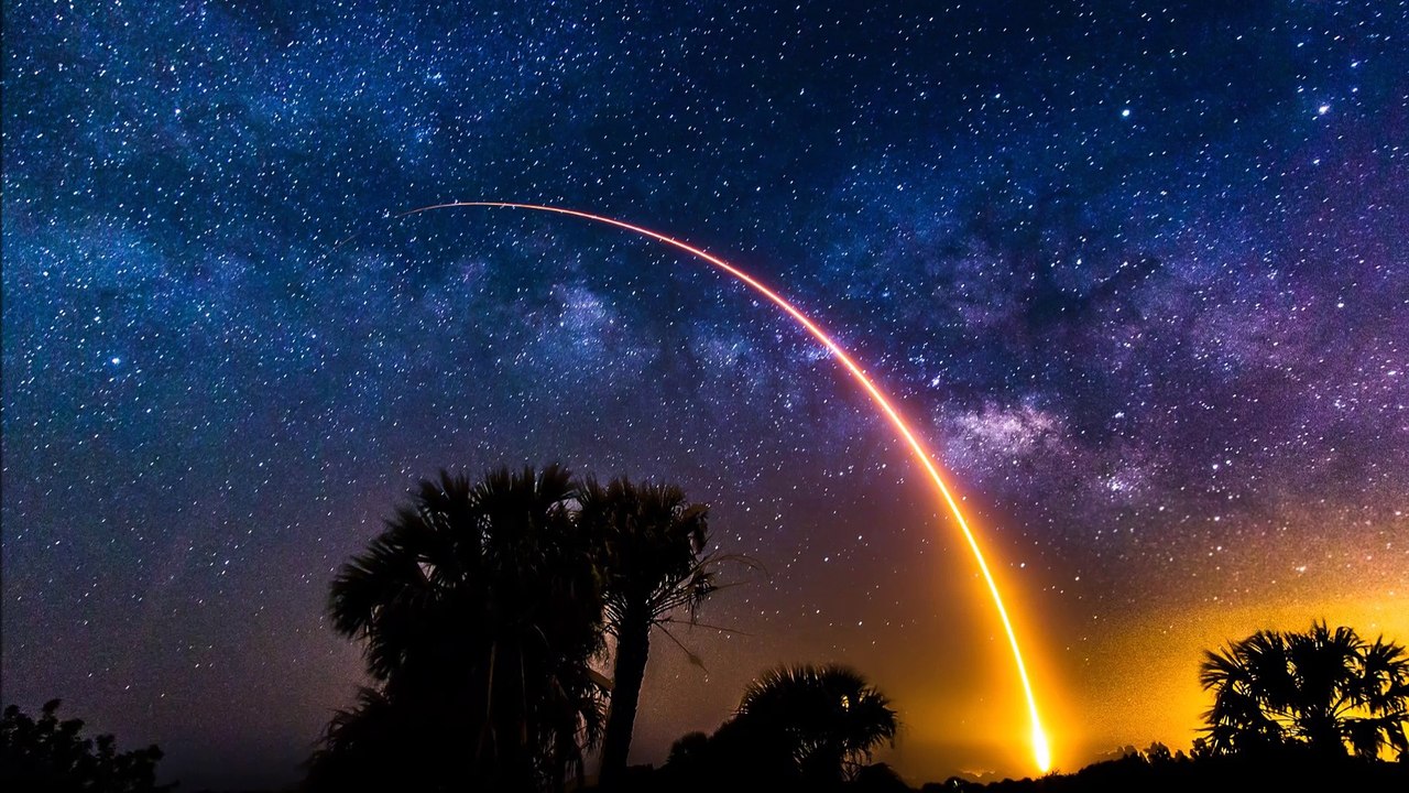 Beautiful Night Sky with Milky Way