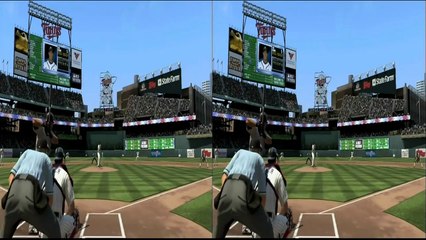 PS3 Baseball Game - MLB 11 The Show ad in 3d