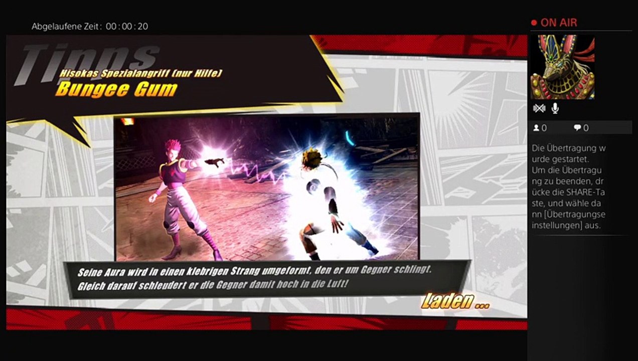 PS4-Live-Übertragung von Black-Sword-Dave