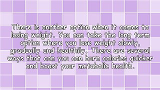A Few Ways To Lose Weight Quickly