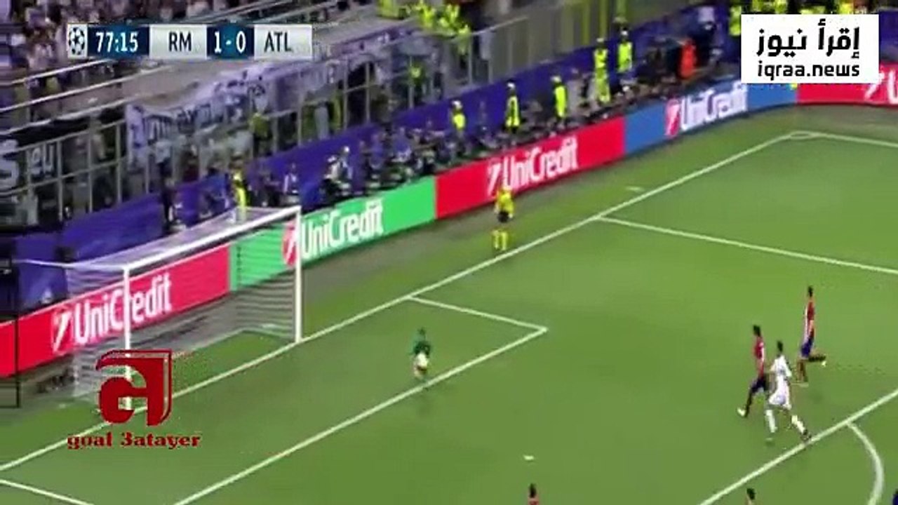 اهداف مباراة ريال مدريد و أتلتيكو مدريد 1-1 (كا...