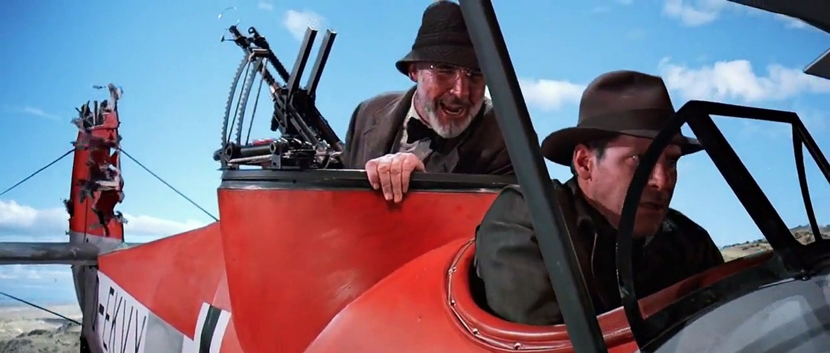 "Are we hit" - Indiana Jones and the Last Crusade