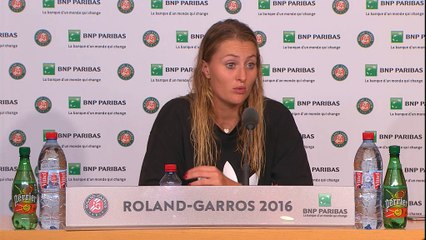 Roland-Garros - Mladenovic : "Dur pour toutes les deux"