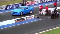 2014 DRAG RACE Ford Mustang GT vs Suzuki Hayabusa