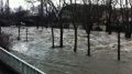 Maubourguet (40) : débordement de l'Adour