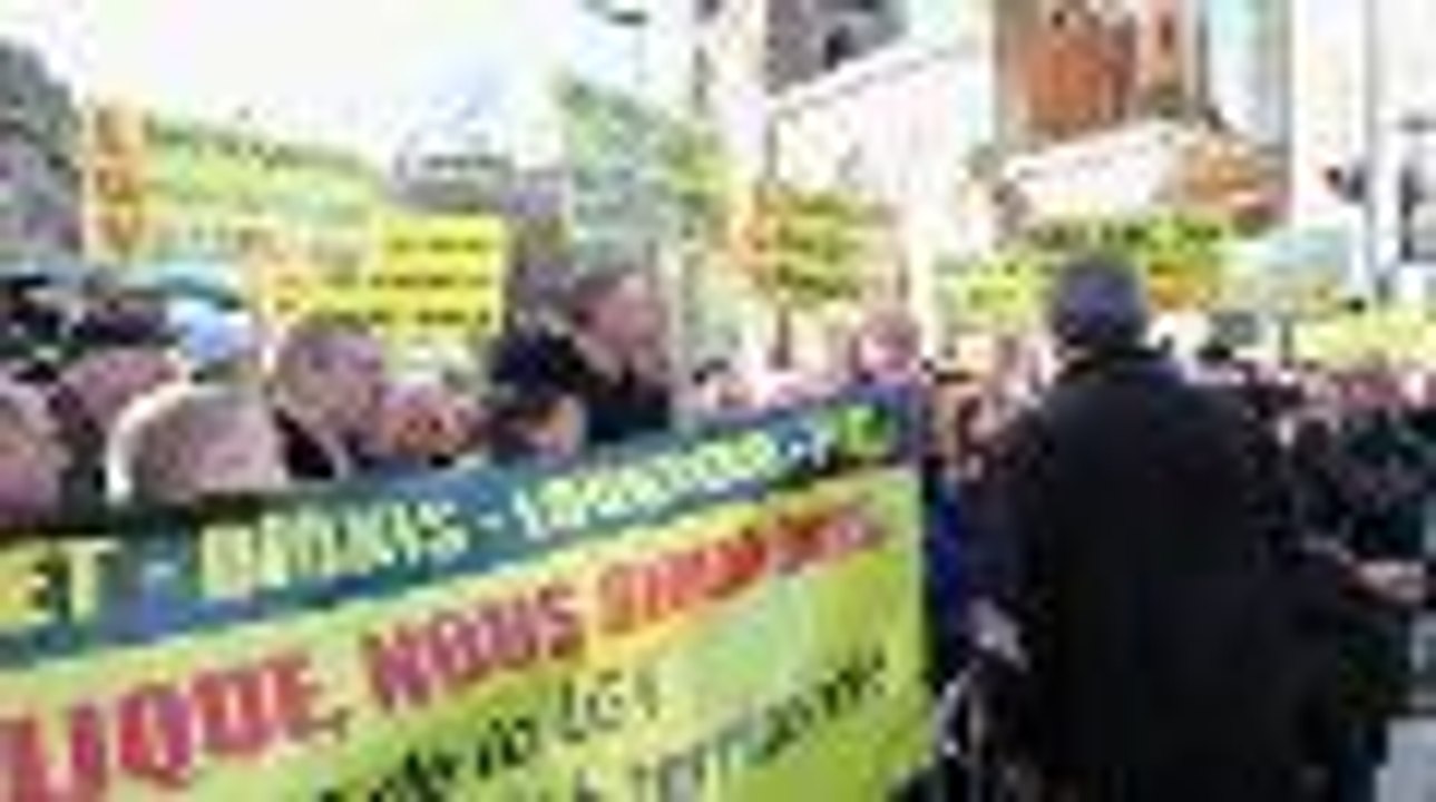 Inauguration de la gare d'Agen : Jean Dionis face aux anti LGV