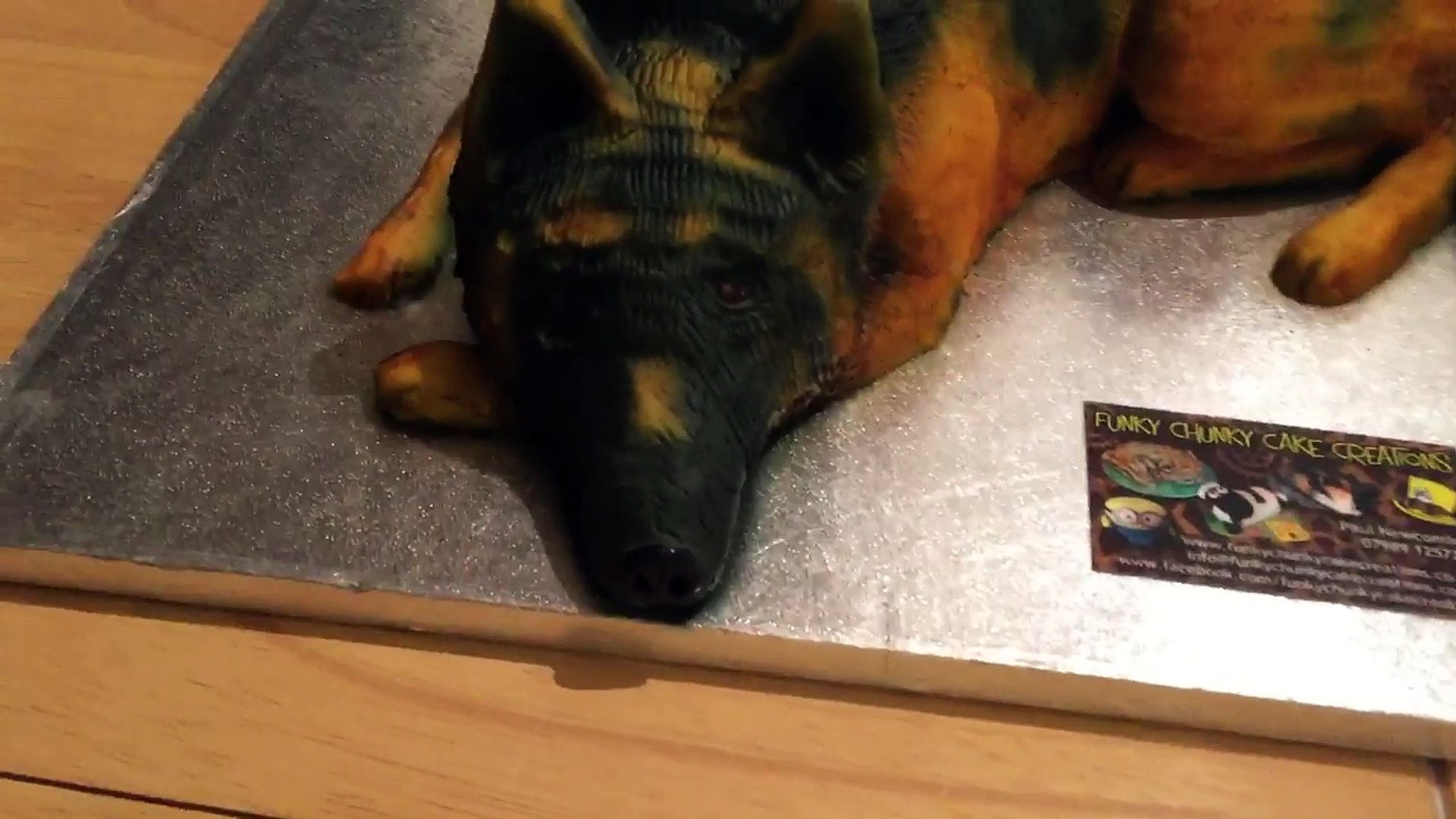 Realistic Dog cake - video Dailymotion