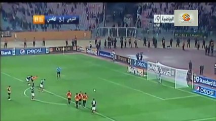 لقطة نادرة لأبو تريكة يهدر ضربة جزاء