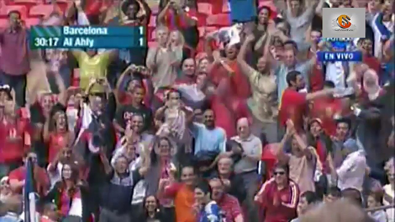أهداف مباراة الأهلى وبرشلونة 4-1