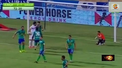 خناقة باسم مرسى مع حارس مرمى المقاصة والمذيع فى وادى تانى وينتهى بخروج باسم تغيير