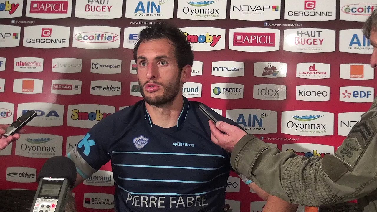 Rugby Top 14 - Julien Dumora réagit après US Oyonnax - Castres