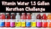 Marathon of Vitamin Water - 1.5 Gallon Challenge (200 ounces) | FreakEating