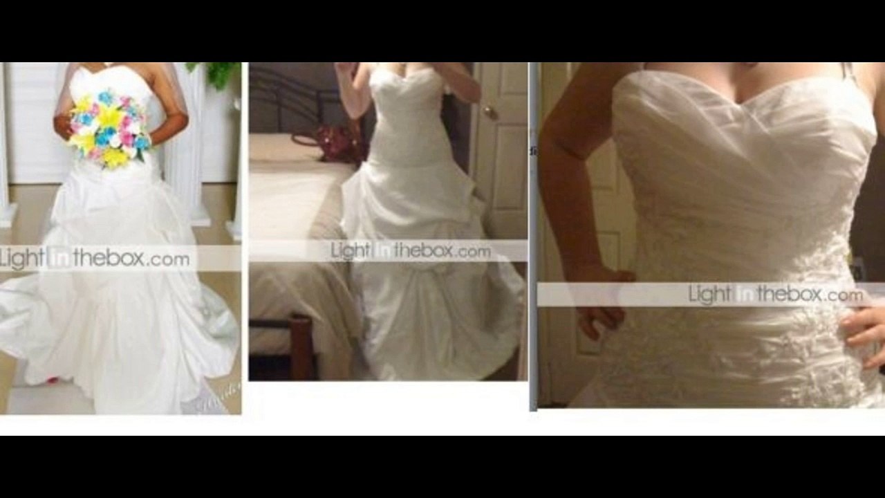 Lightinthebox wedding dress review 1
