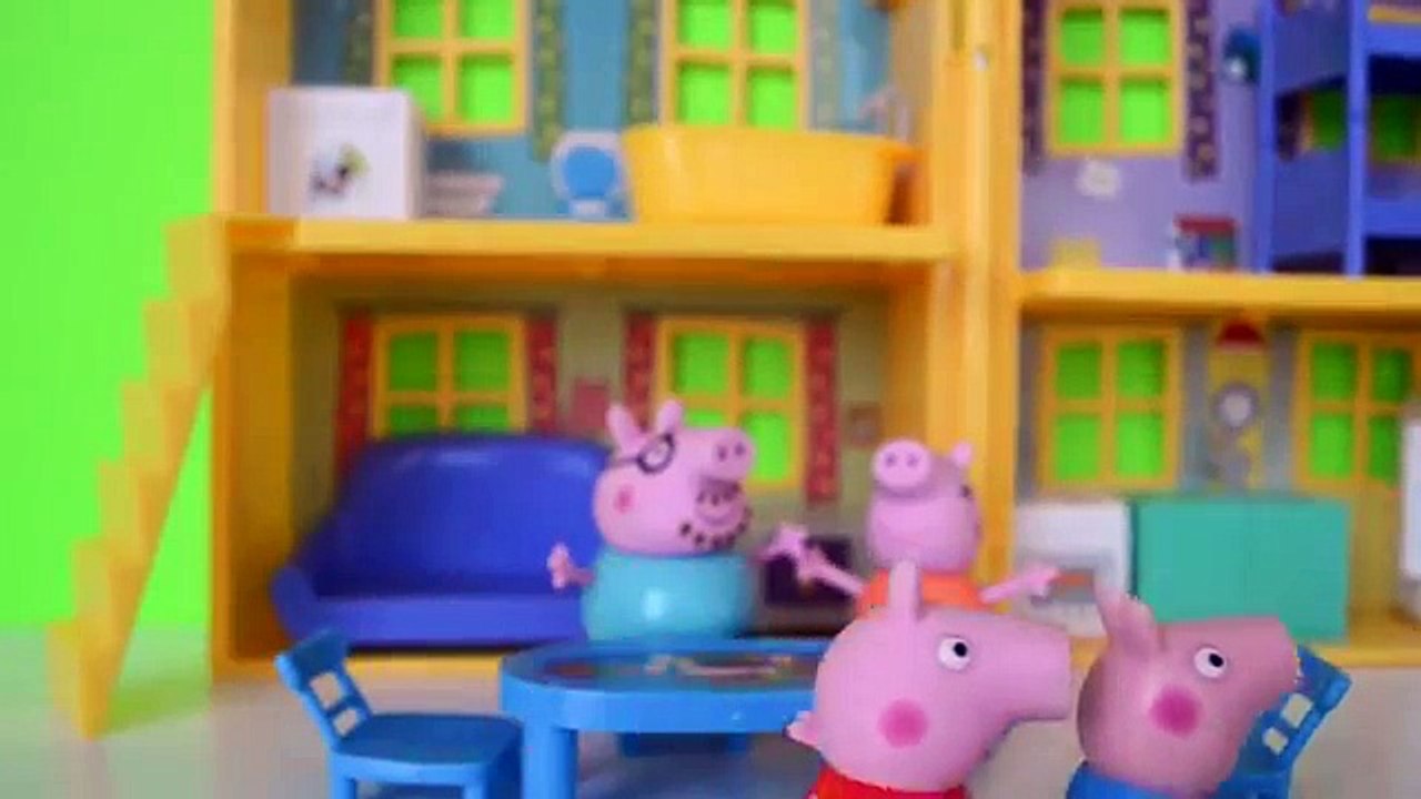 Pig George Familia Peppa Pig em Sua Nave Espacial ONDE O GEORGE FOI Completo em Portugues