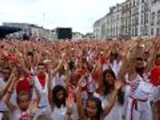 Le Flashmob des Fêtes de Bayonne 2013