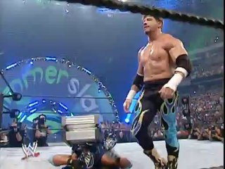 Eddie Guerrero vs Rey Mysterio Ladder Match for Custody of Dominick SummerSlam 2005