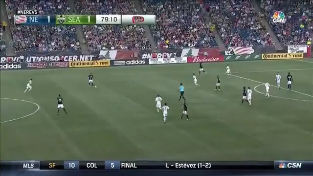 Femi Hollinger-Janzen Goal - New England Revolution 2-1 Seattle Sounders FC - 28-05-2016 MLS