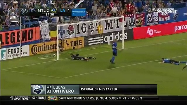 Mike Magee Goal - Montreal Impact 2-2 LA Galaxy - 28-05-2016 MLS