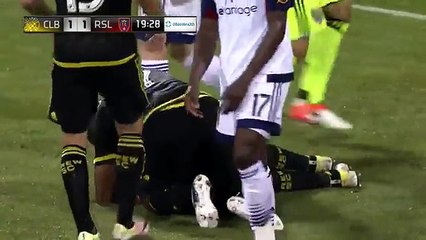 Justen Glad Goal - Columbus Crew SC 2-1 Real Salt Lake  - 28-05-2016 MLS