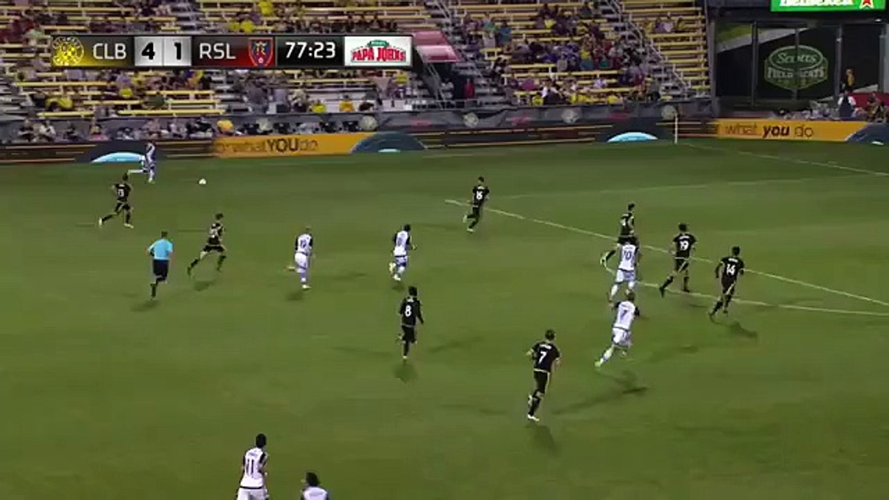 Jordan Allen Goal - Columbus Crew SC 4-2 Real Salt Lake - 28-05-2016 MLS