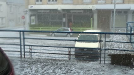 Orage de grêle à Saint-Nazaire le 28 mai 2016
