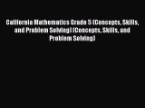 READbookCalifornia Mathematics Grade 5 (Concepts Skills and Problem Solving) (Concepts Skills