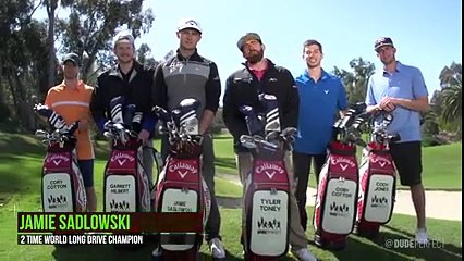 Long Drive Trick Shots ¦ Dude Perfect