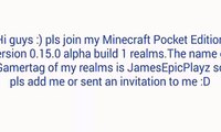 Minecraft Pocket Edition 0.15.0 Realms Update - Want to join my Realms?