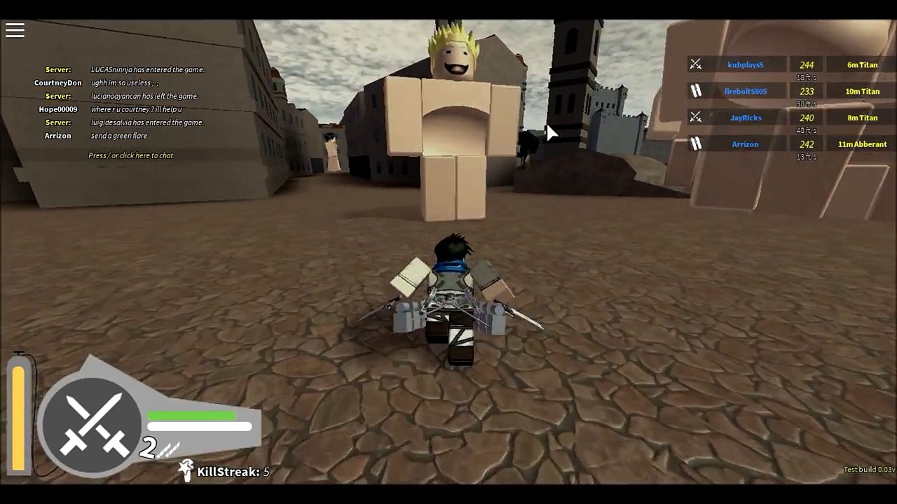 Roblox: Attack On Titan Downfall BEST ATTACK ON TITAN GAME YET