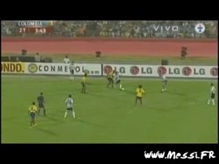 Leo Messi vs Colombia : Copa America 2007