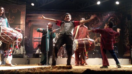 Little boy awesome dancing with dhool in Loke mela 2015