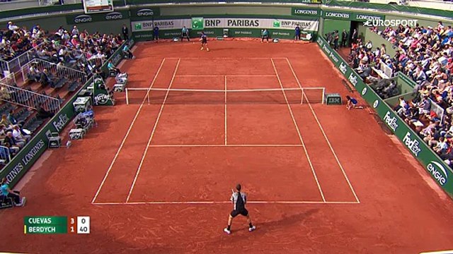 Roland Garros: Pablo Cuevas - Tomáš Berdych (Özet)