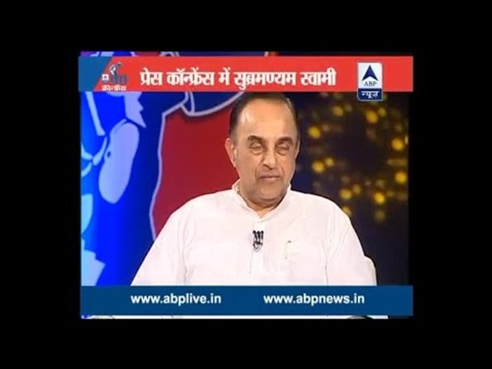 Press Conference: I was promised finance minister portfolio, reveals Subramania Swami