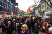 Bordeaux : Manifestation à l'appel des syndicats