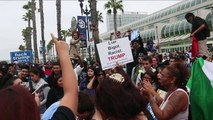 Confusão em comício de Trump na California