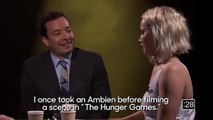 Jennifer Lawrence a tourné sous calmant pendant le tournage de The Hunger Games !