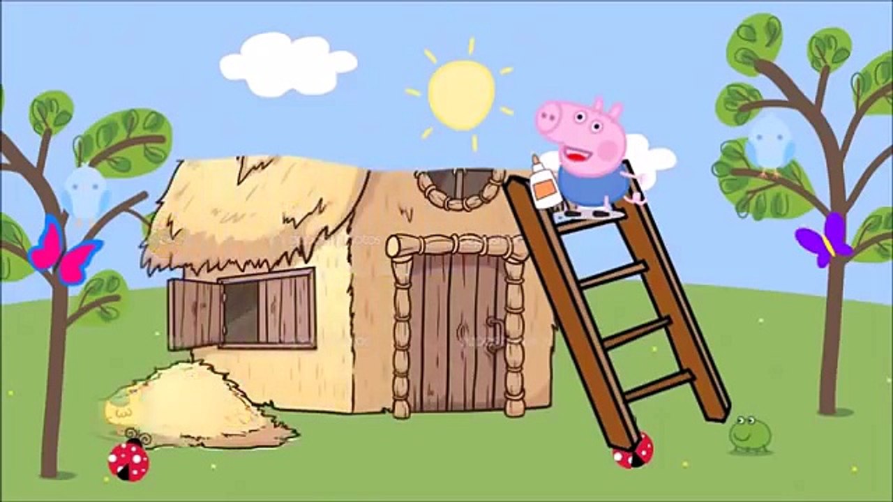 Pig George da Familia Peppa Pig -  Os 3 Três Porquinhos