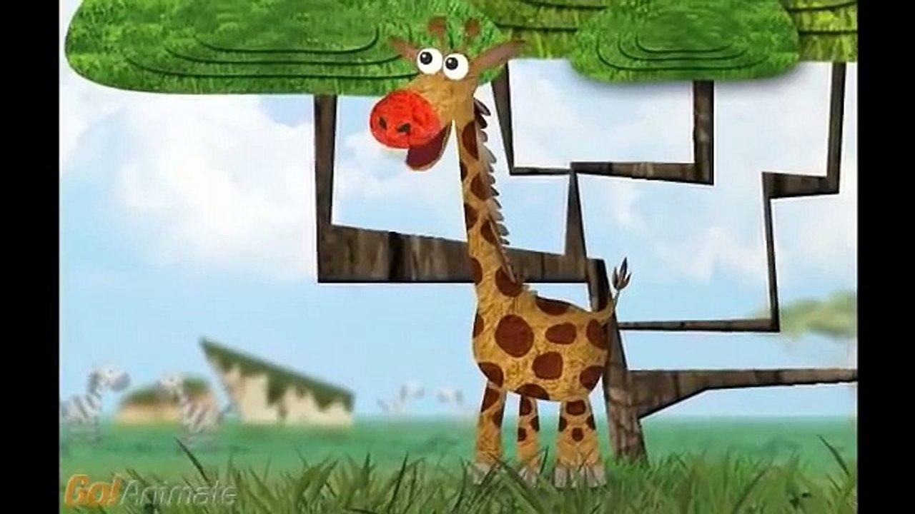 The elephant and giraffe quarrel