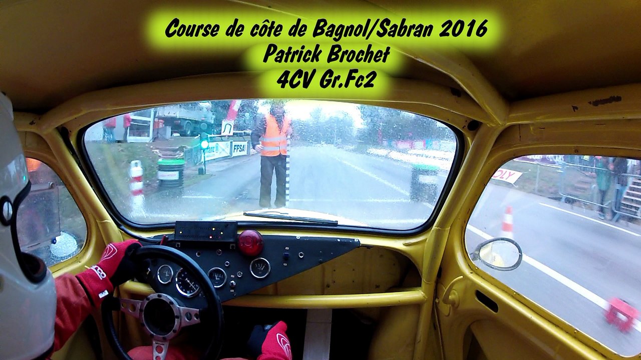 Course de côte de Bagnol/Sabran 2016 Patrick Brochet 4 CV Gr.Fc/2 (1)