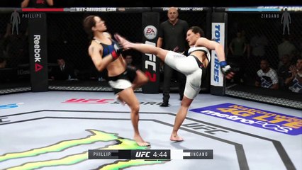 UFC 2 ● UFC WOME'S BANTAMWEIGHT ● ELIZABETH PHILLIPS VS CAT ZINGANO