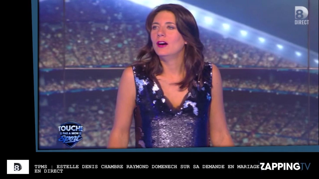 TPMS : Estelle Denis chambre Raymond Domenech sur sa demande en mariage en direct