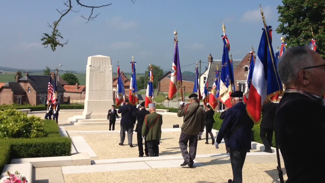 Commémoration de la bataille de Cantigny (80) mai 2016