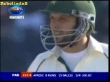 Shahid Afridi RAPES INDIA 156 vs India 2nd test 2005-06 25 mins video!