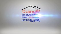 Toilet Flood Damage Repair - Orange Restoration San Diego